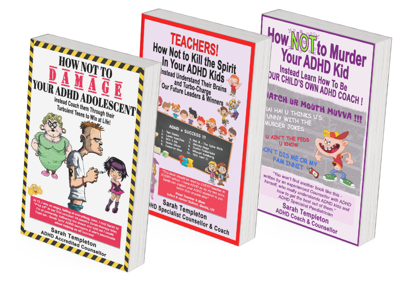 Sarah Templeton - Headstuff ADHD Therapy - Parenting & Teachers Books Sarah Templeton - Headstuff ADHD Therapy - Parenting & Teachers Books